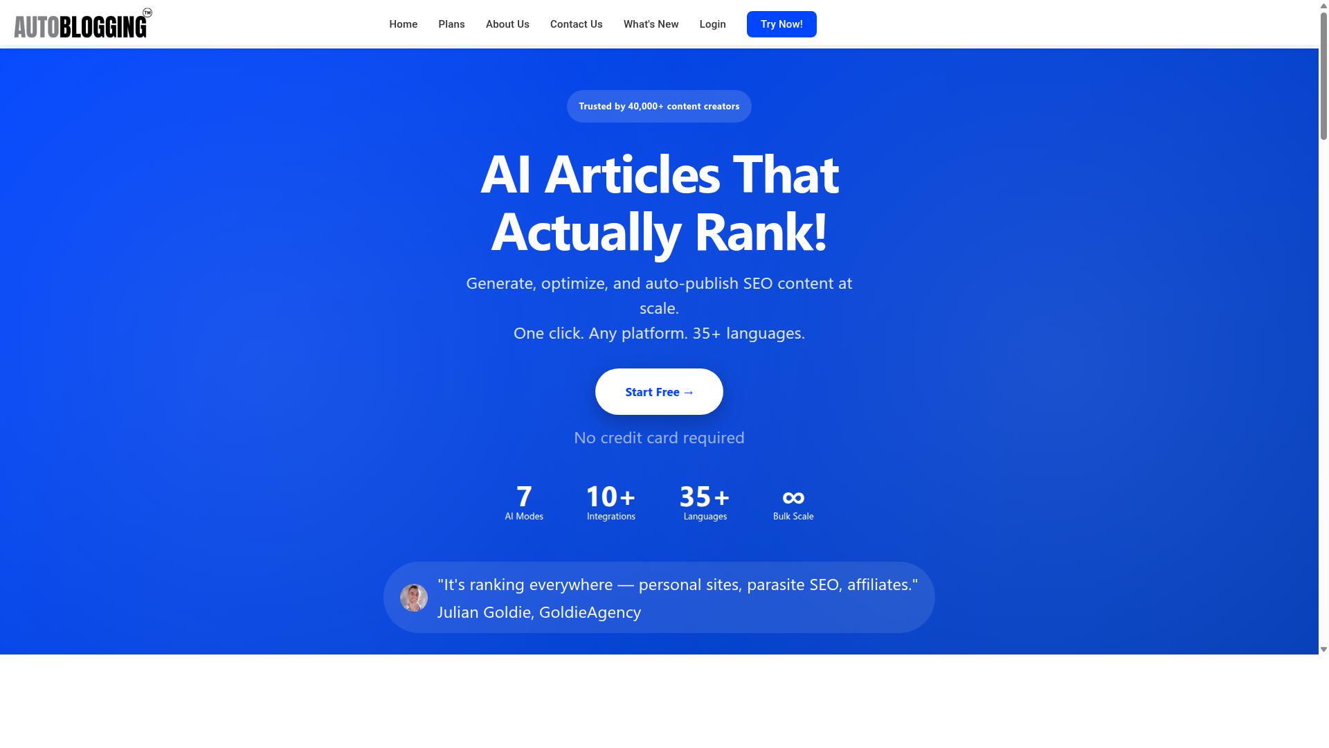 HIX AI ArticleGPT vs. Autoblogging.ai